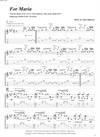"For Maria" by Finn Olafsson<BR>Album: "Video of the Month 2014"<BR>PDF sheet music / TAB for download<BR>Guitar tuning: E-A-D-F#-B-E