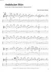 "Andaluzian Skies' by Kasper Søeborg<BR>Album: "Realization"<BR>PDF sheet music / TAB for download<BR>Standard guitar tuning: E-A-D-G-B-E