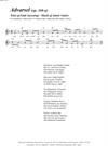 "Advarsel (op. 368-a)"<BR>Af Jakob Vejslev & Emil Aarestrup<BR>Fra melodibogen "117 Danske Sange"<BR>PDF noder til download