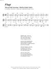 "Flugt"<BR>Af Jakob Vejslev & Emil Aarestrup<BR>Fra melodibogen "117 Danske Sange"<BR>PDF noder til download