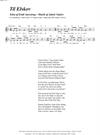 "Til Elskov"<BR>Af Jakob Vejslev & Emil Aarestrup<BR>Fra melodibogen "117 Danske Sange"<BR>PDF noder til download