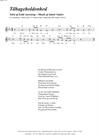"Tilbageholdenhed"<BR>Af Jakob Vejslev & Emil Aarestrup<BR>Fra melodibogen "117 Danske Sange"<BR>PDF noder til download