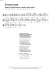 "Foraarsregn"<BR>Af Jakob Vejslev & Viggo Stuckenberg<BR>Fra melodibogen "117 Danske Sange"<BR>PDF noder til download