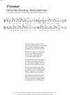 "Frostnat"<BR>Af Jakob Vejslev & Viggo Stuckenberg<BR>Fra melodibogen "117 Danske Sange"<BR>PDF noder til download