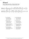 "Mismod"<BR>Af Jakob Vejslev & Viggo Stuckenberg<BR>Fra melodibogen "117 Danske Sange"<BR>PDF noder til download