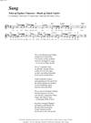 "Sang"<BR>Af Jakob Vejslev & Sophus Claussen<BR>Fra melodibogen "117 Danske Sange"<BR>PDF noder til download